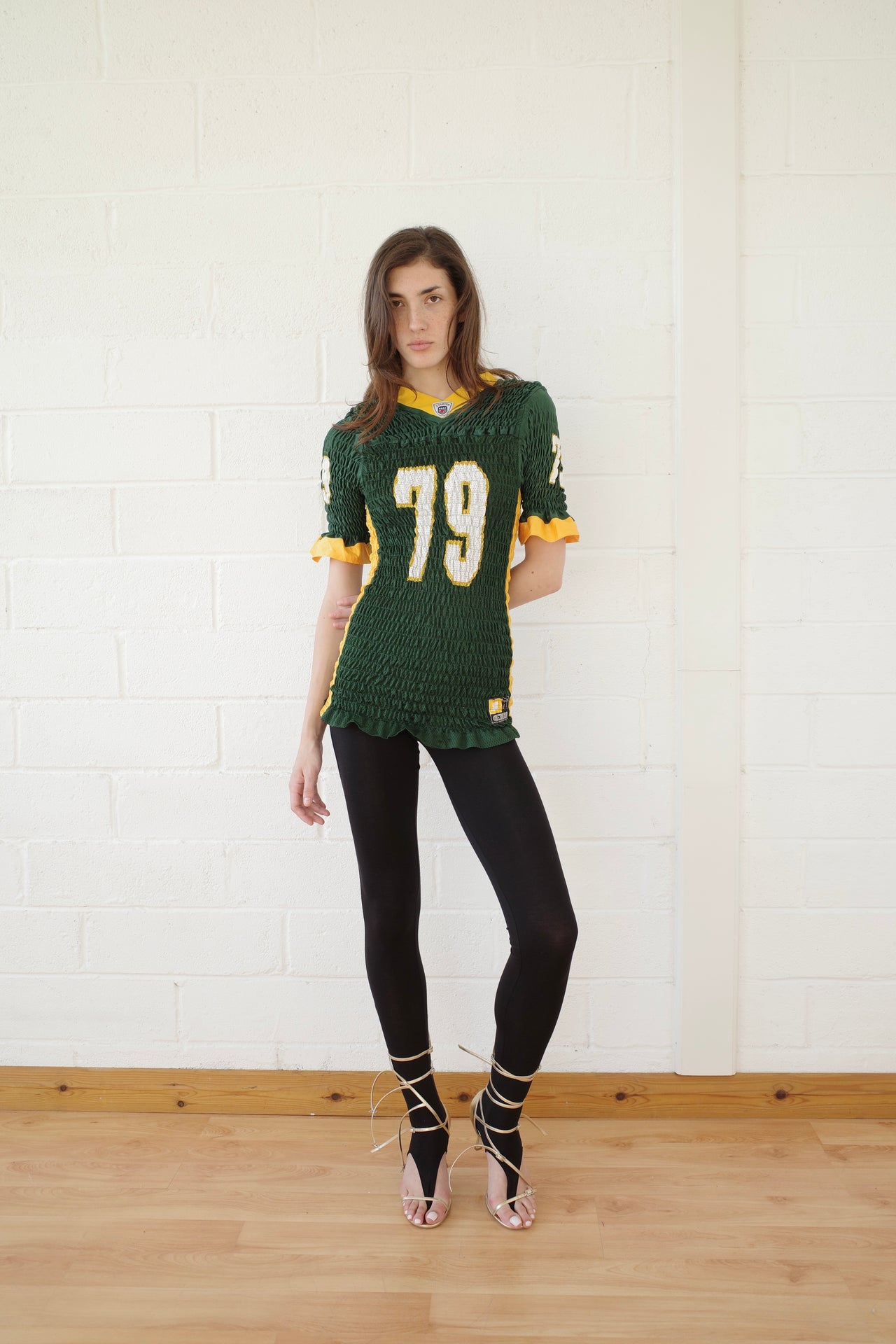 The Reconstituted Shirred US Football Top