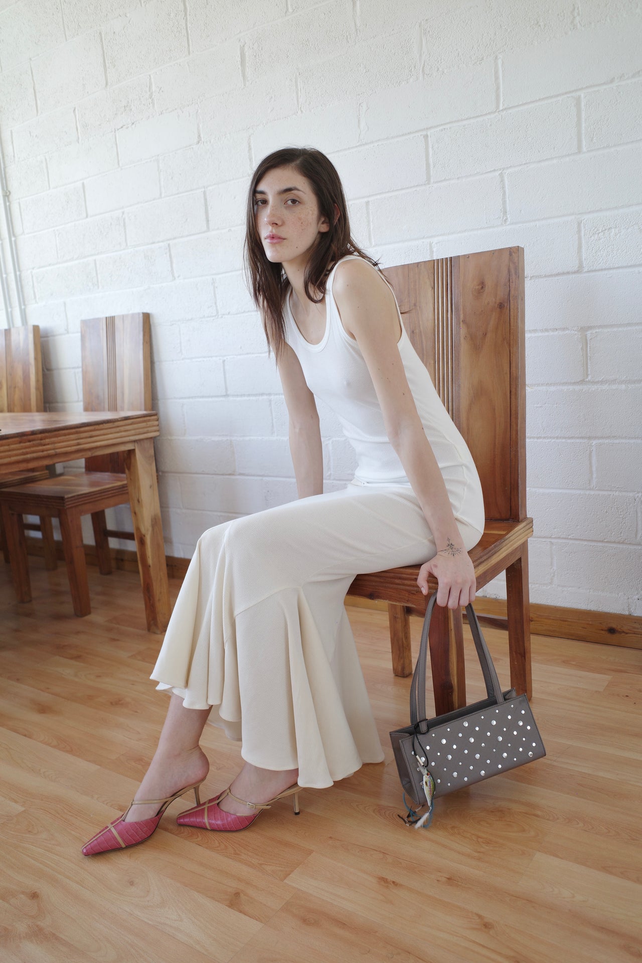 The Deadstock Military Tank Godet Gown
