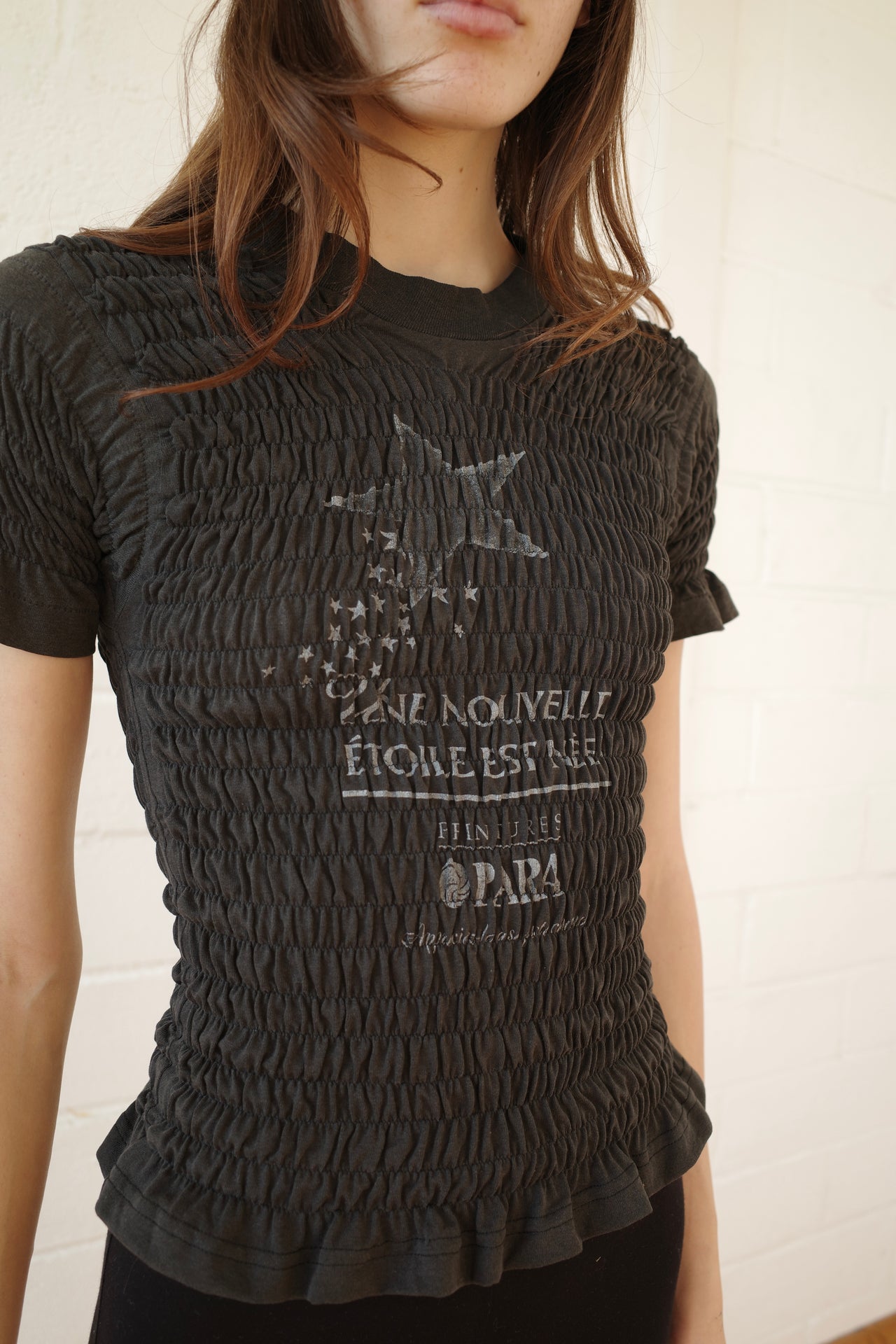 The Reconstituted Shirred T-shirt