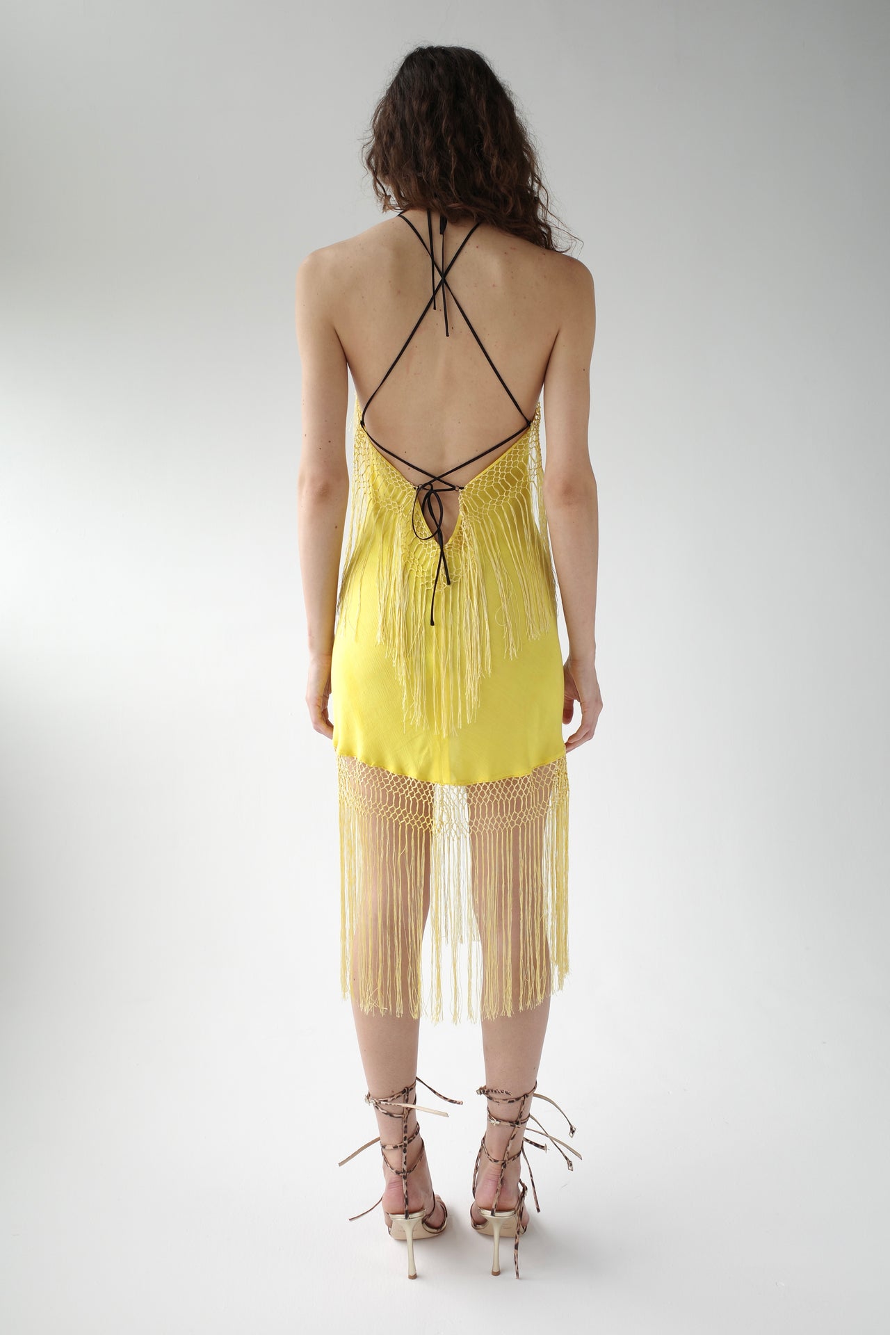 The Demi-Couture Piano Shawl Mini Dress- Extra Small