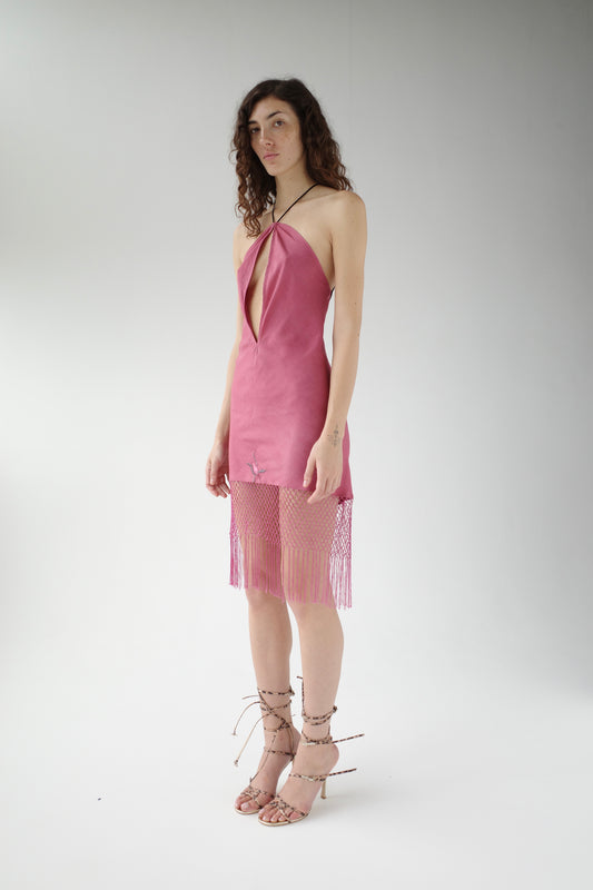 The Demi-Couture Piano Shawl Mini Dress- Extra Small