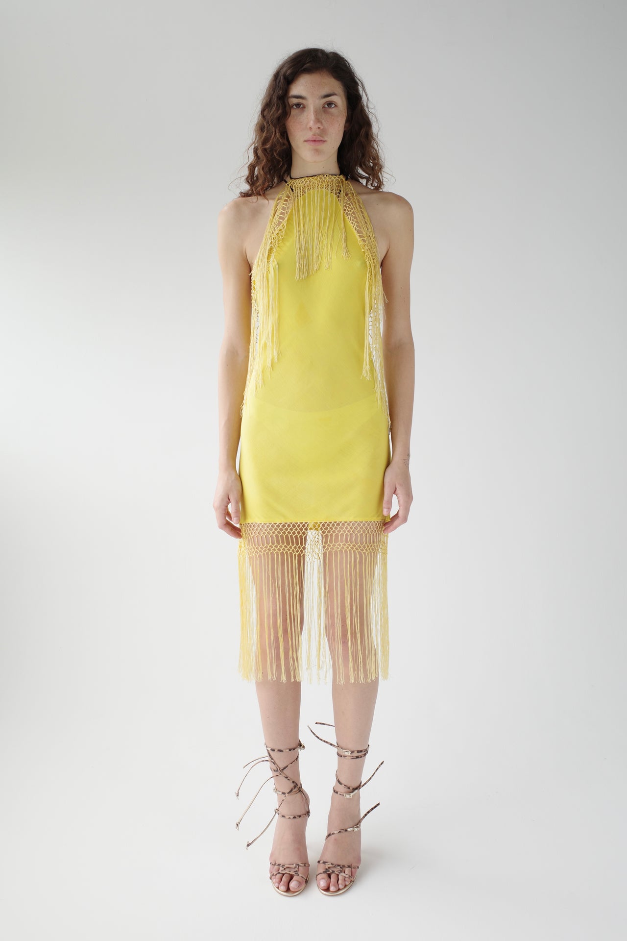 The Demi-Couture Piano Shawl Mini Dress- Extra Small