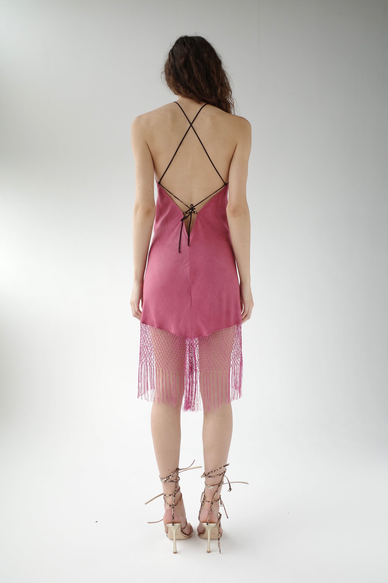 The Demi-Couture Piano Shawl Mini Dress- Extra Small