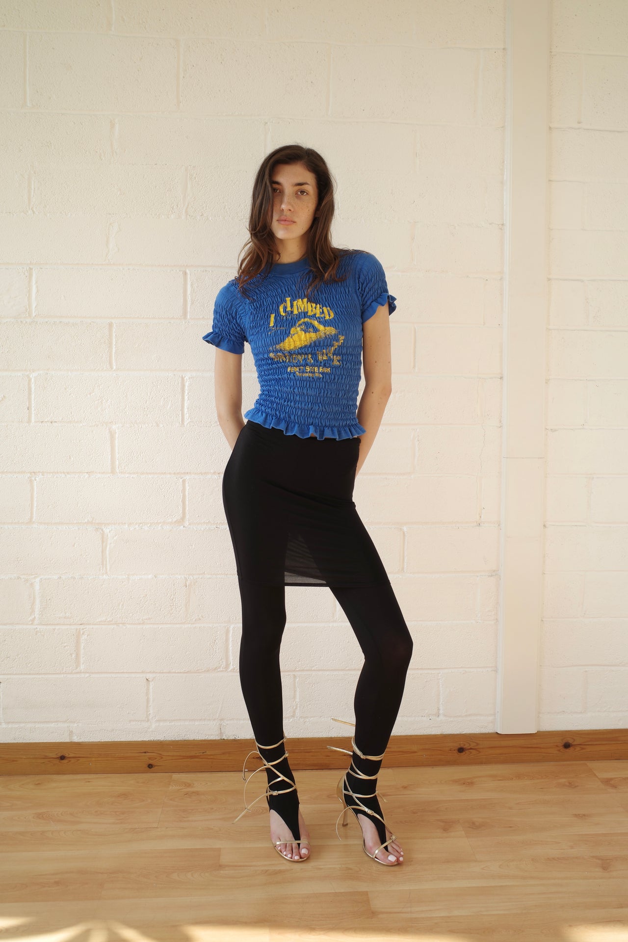 The Reconstituted Shirred T-shirt