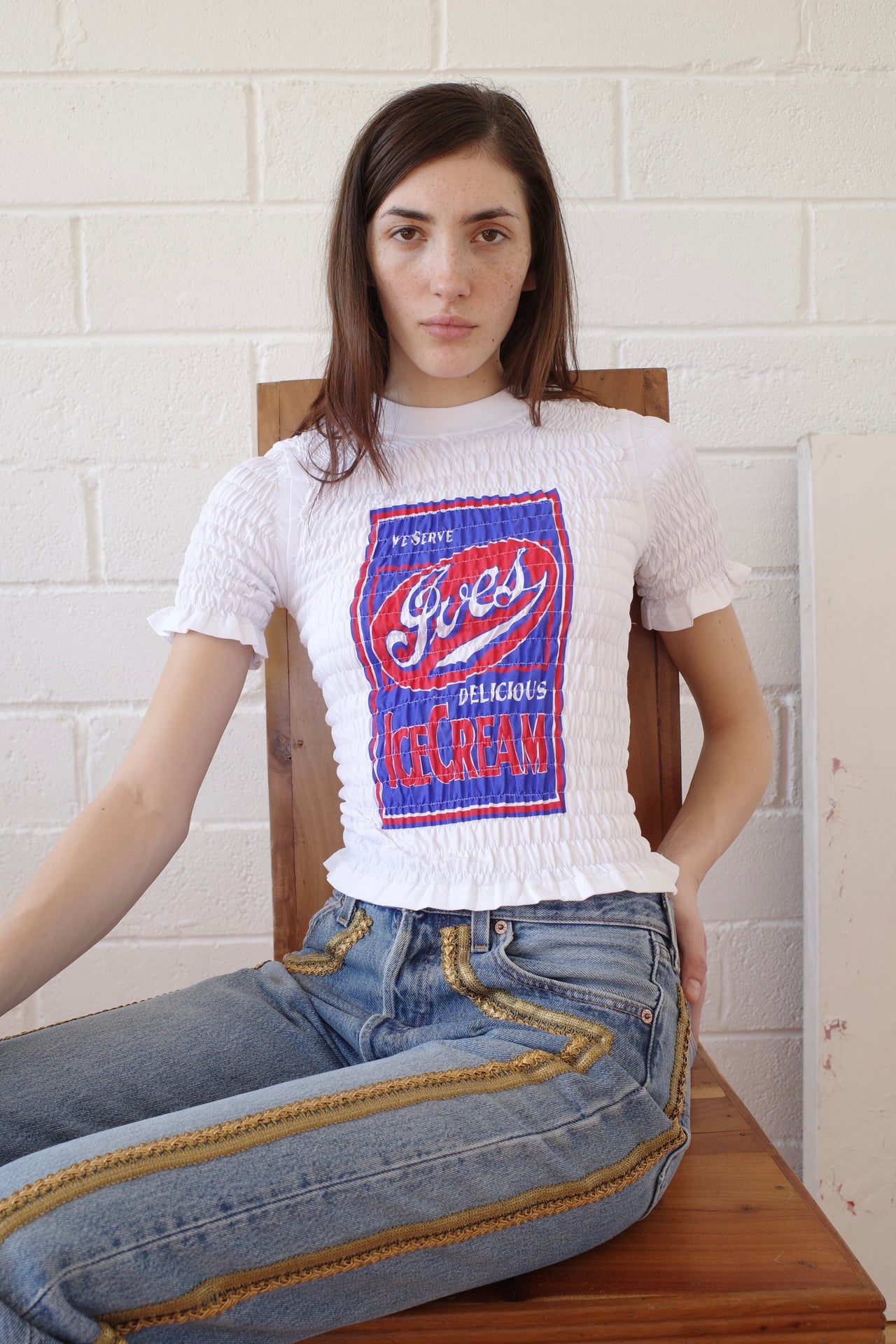 The Shirred ‘Ives Ice cream’ T-shirt