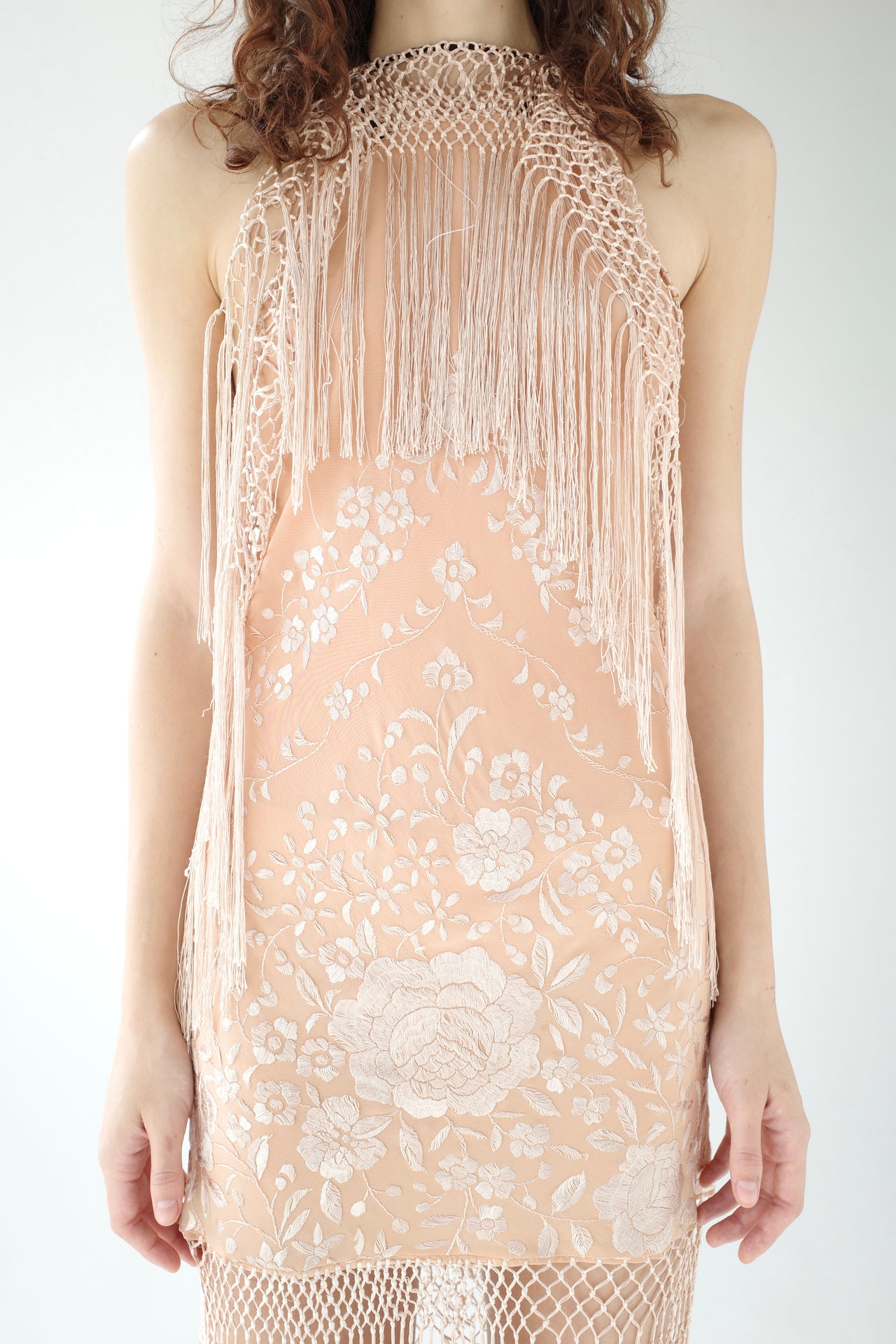 The Demi-Couture Piano Shawl Mini Dress- Small