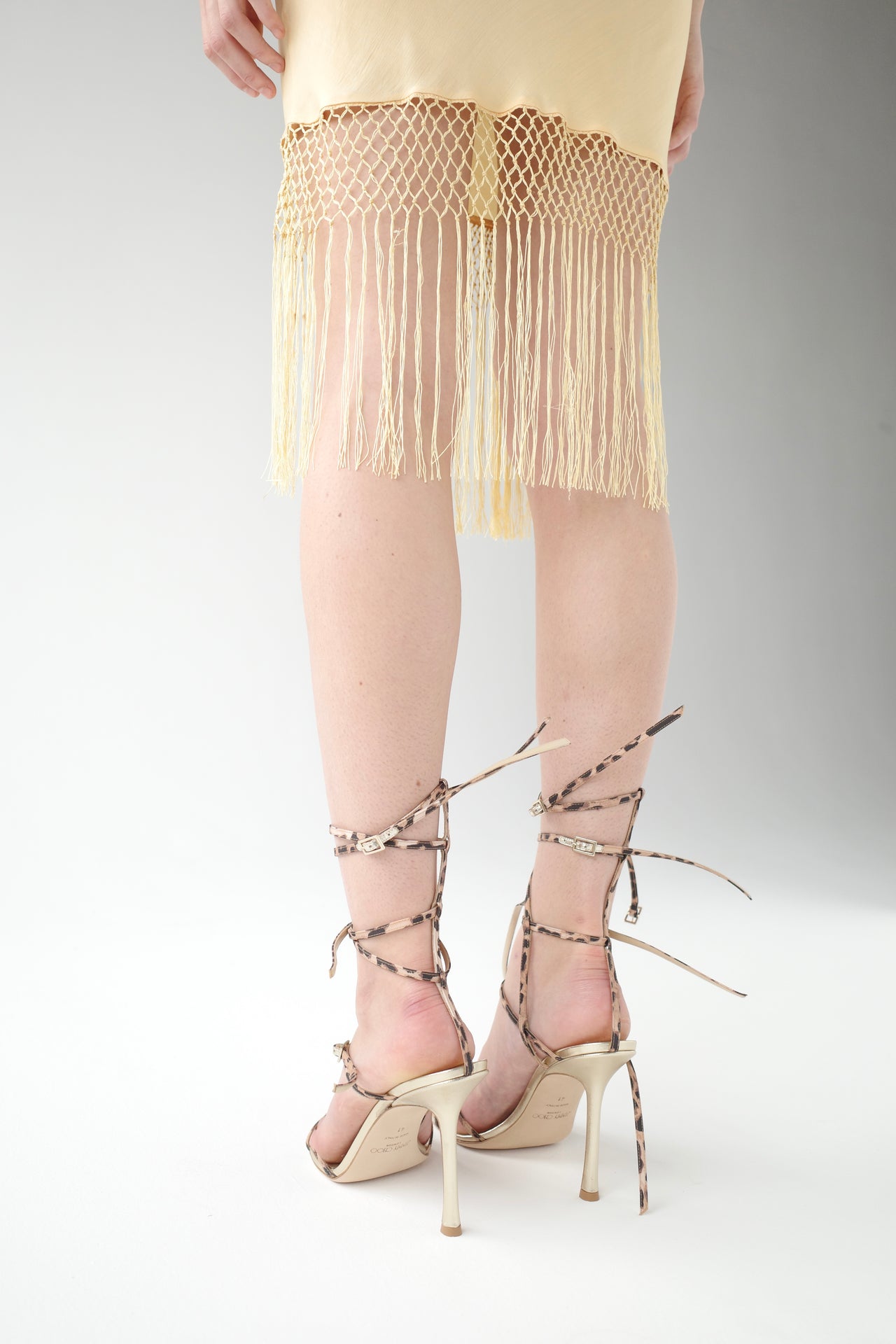 The Demi-Couture Piano Shawl Mini Dress- Extra Small