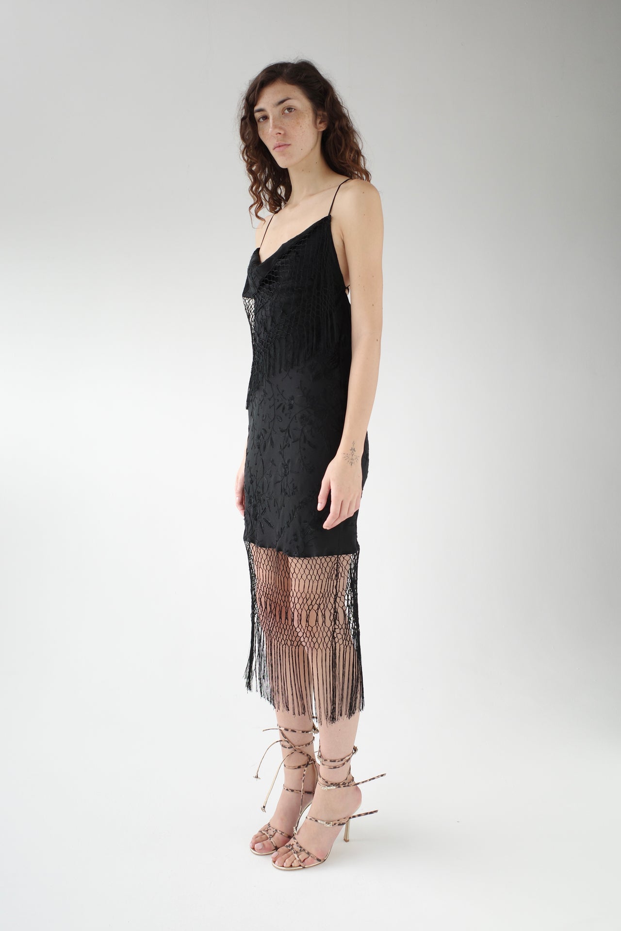 The Demi-Couture Piano Shawl Mini Dress
