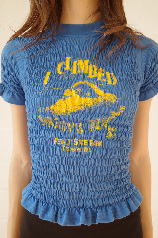 The Reconstituted Shirred T-shirt