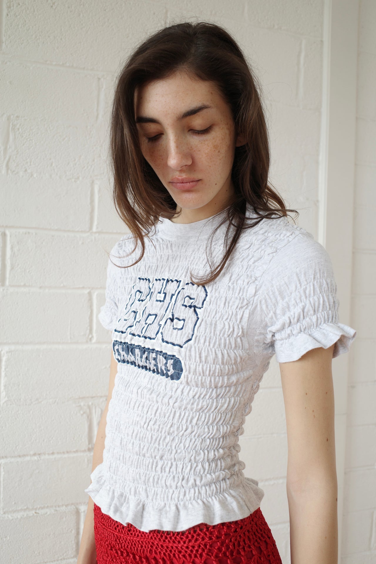 The Reconstituted Shirred T-shirt