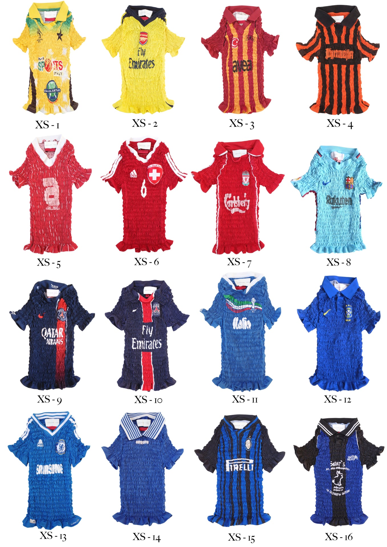 The Reconstituted Shirred Football Top