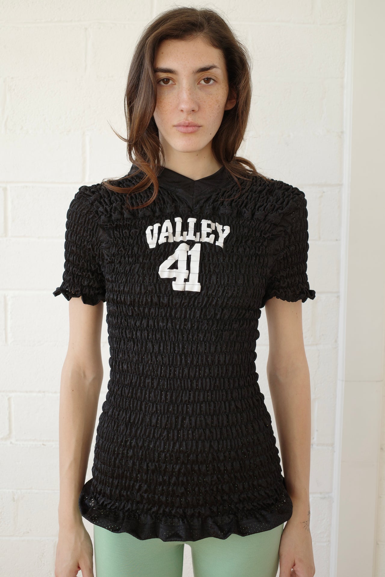 The Reconstituted Shirred US Football Top