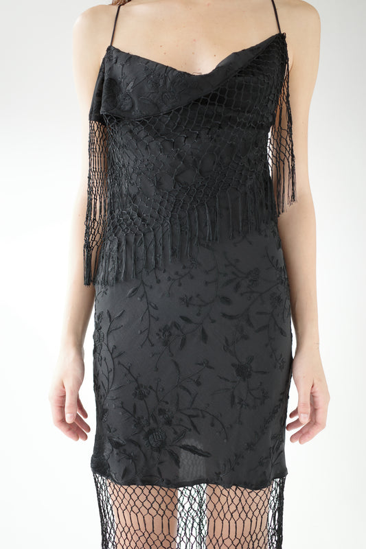 The Demi-Couture Piano Shawl Mini Dress