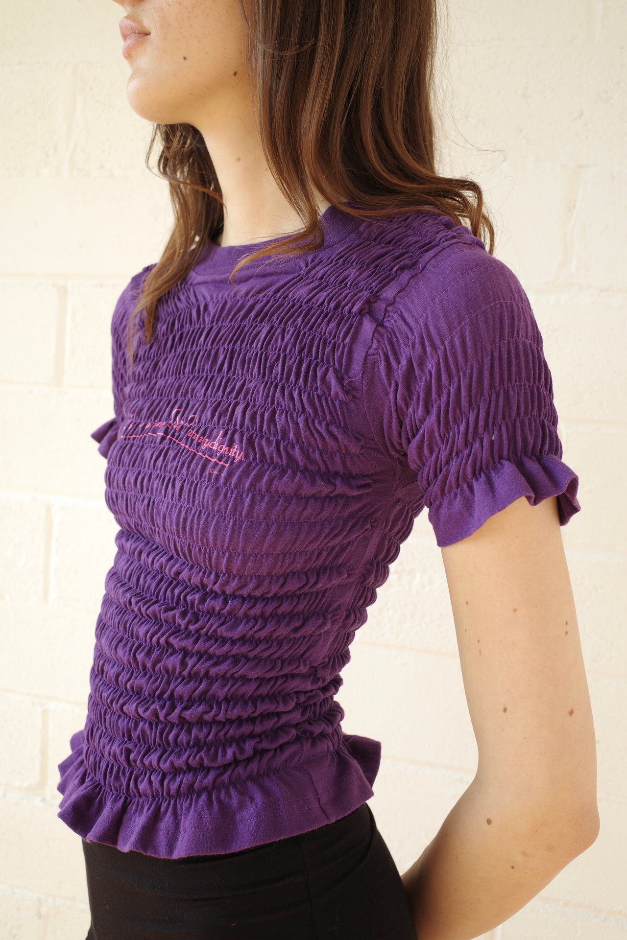 The Reconstituted Shirred T-shirt