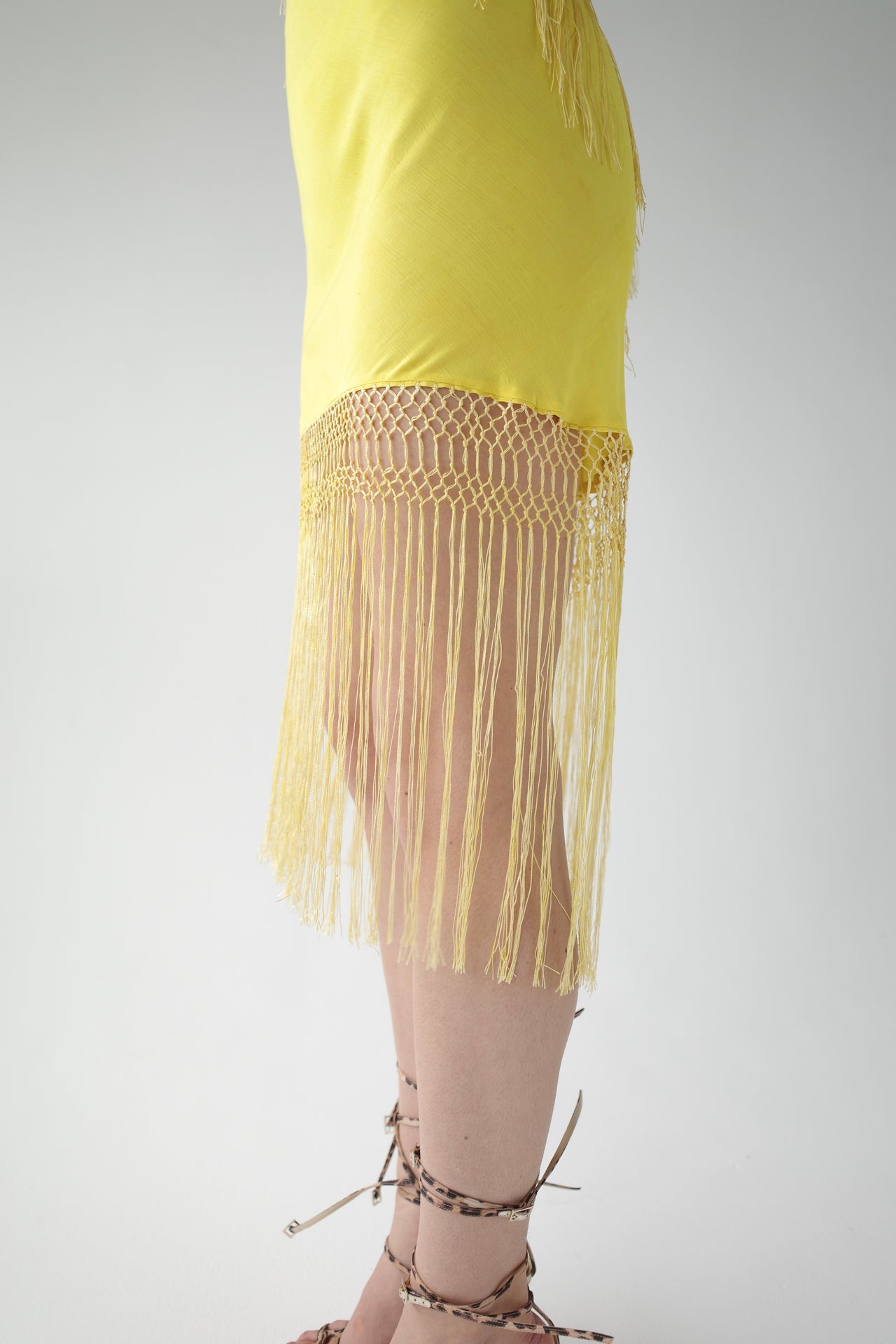 The Demi-Couture Piano Shawl Mini Dress- Extra Small