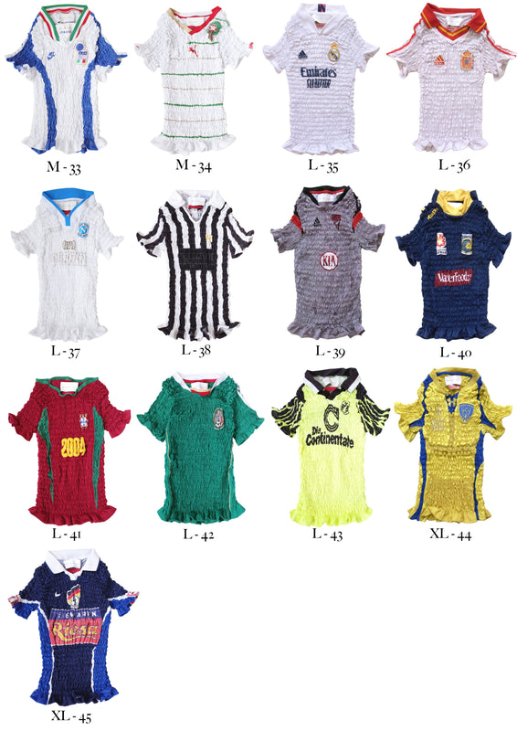 The Reconstituted Shirred Football Top