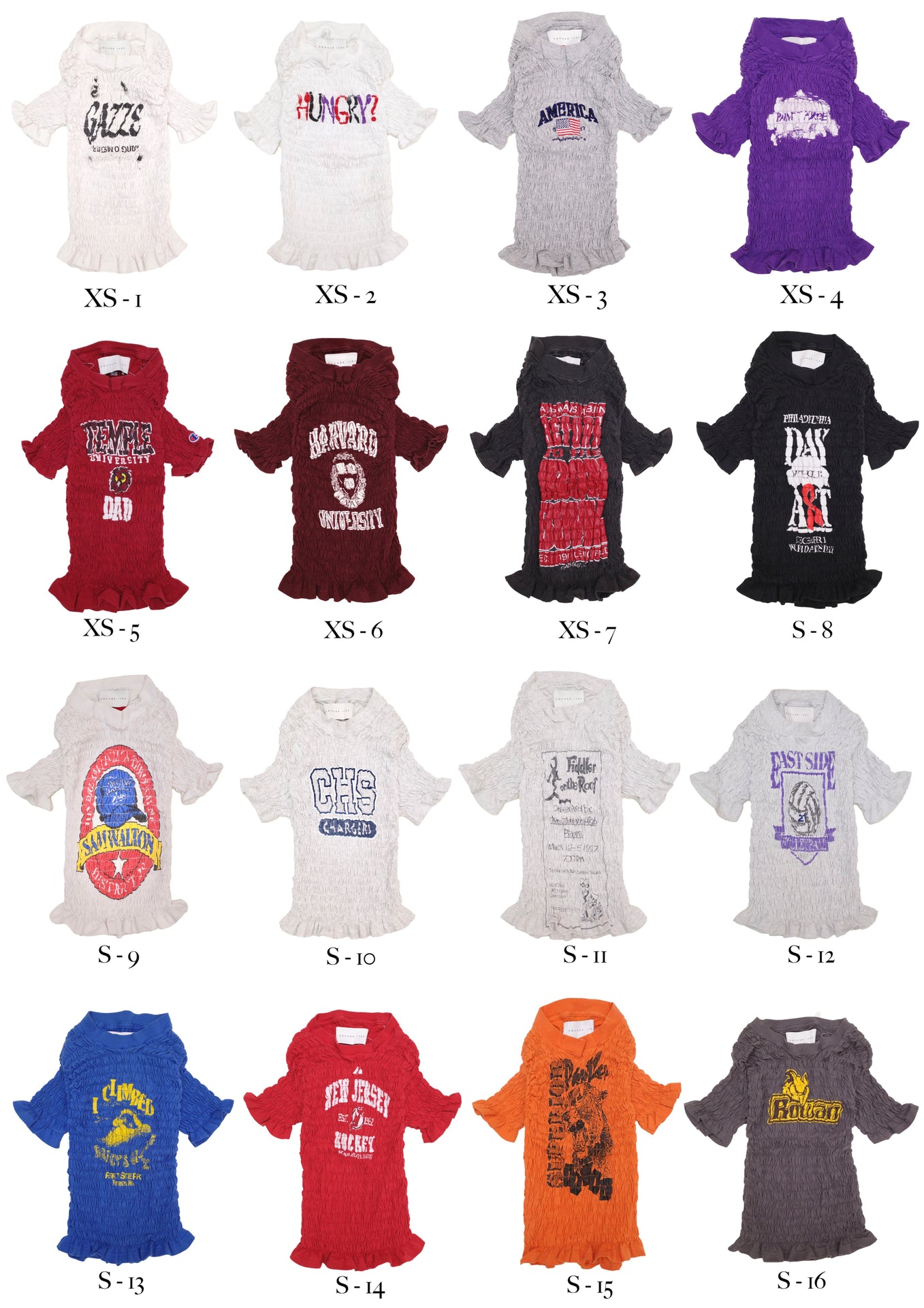 The Reconstituted Shirred T-shirt