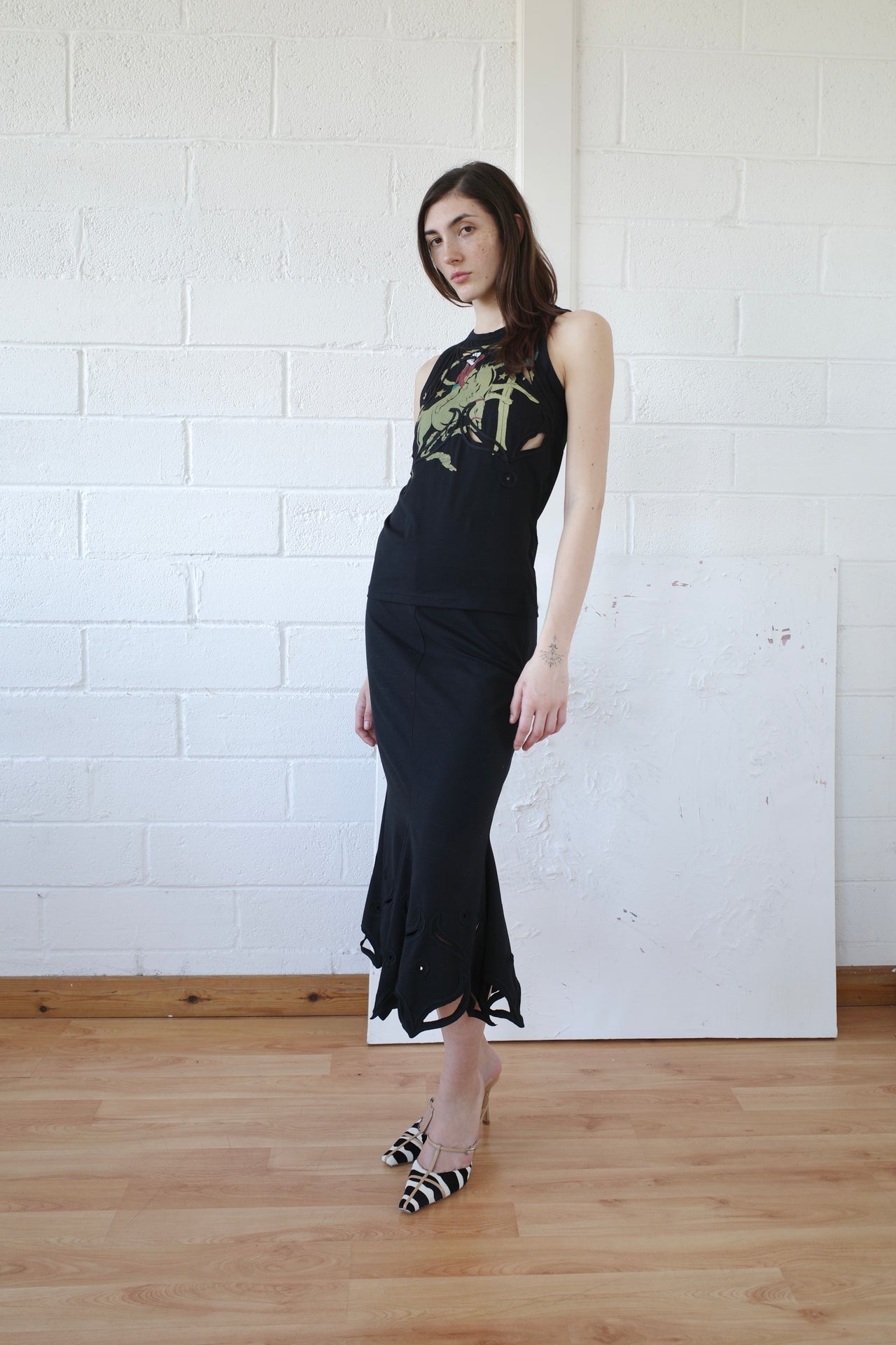 The Schiffli Tank Top