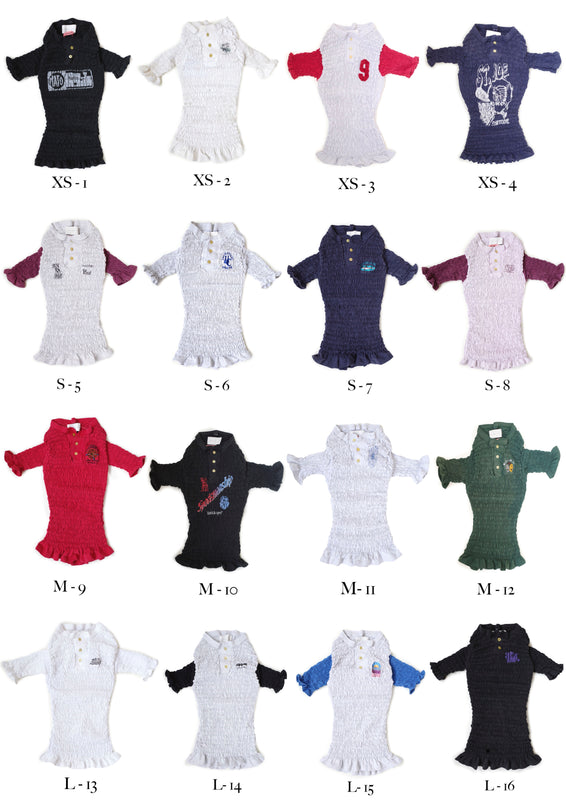 The Reconstituted Shirred Henley T-shirt