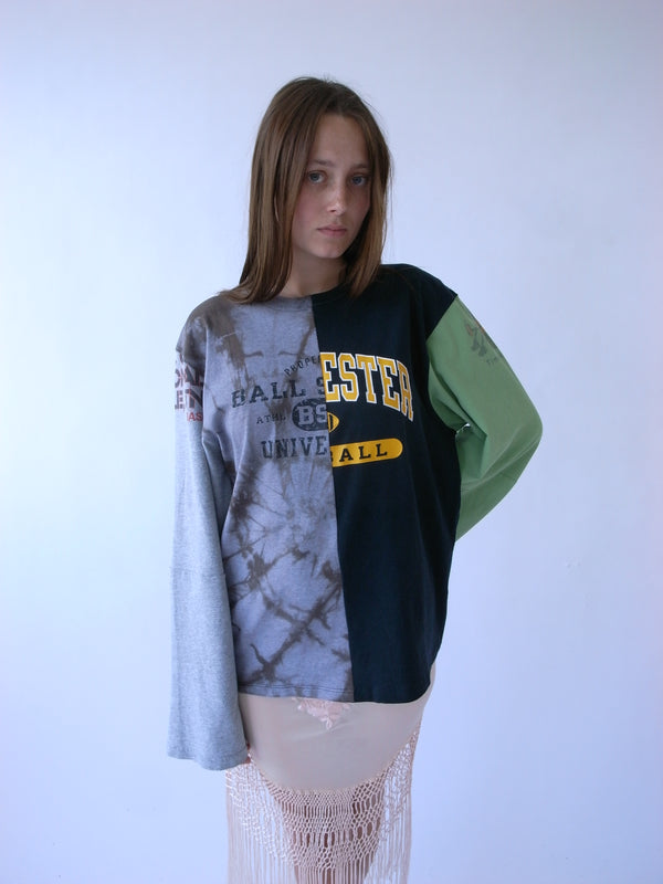 The Reconstituted Long-Sleeve T-shirt- Extra Small