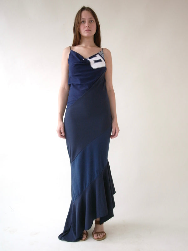 The Reconstituted Bias T-shirt Maxi Dress