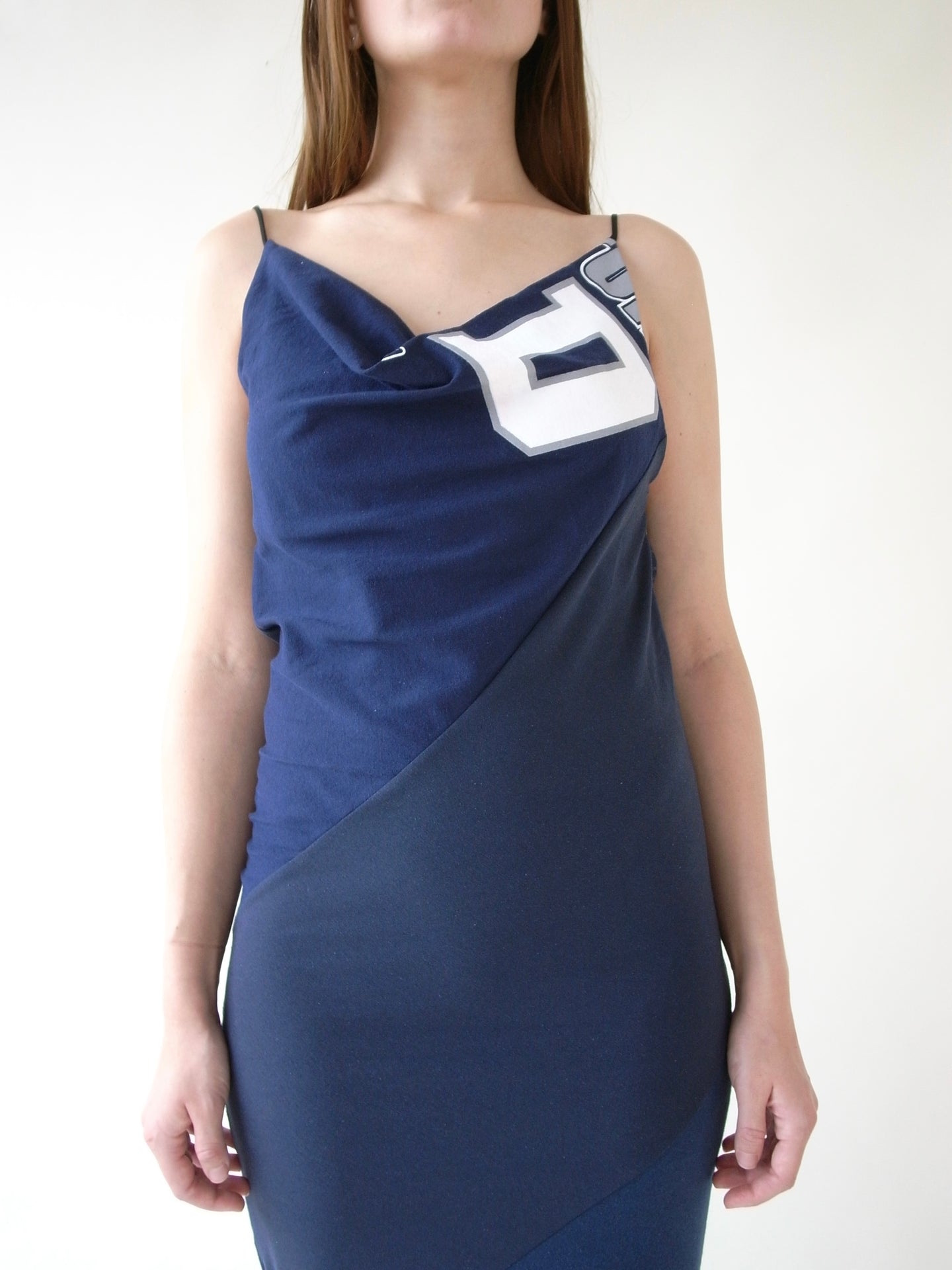The Reconstituted Bias T-shirt Maxi Dress