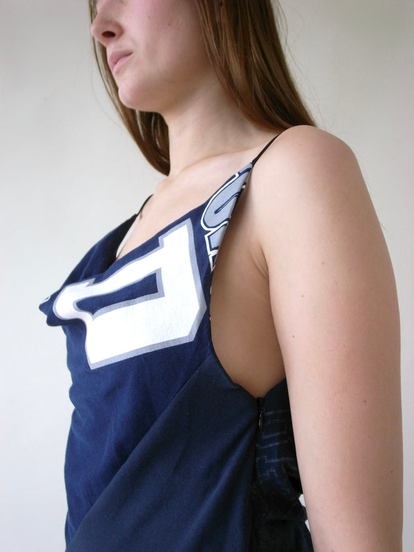 The Reconstituted Bias T-shirt Maxi Dress