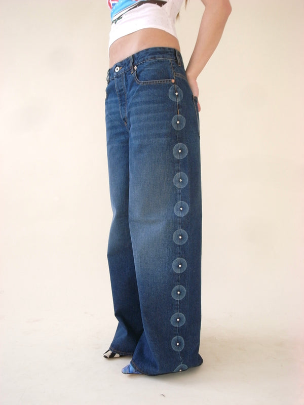 The Recycled Denim Boyfriend Rivet Jean
