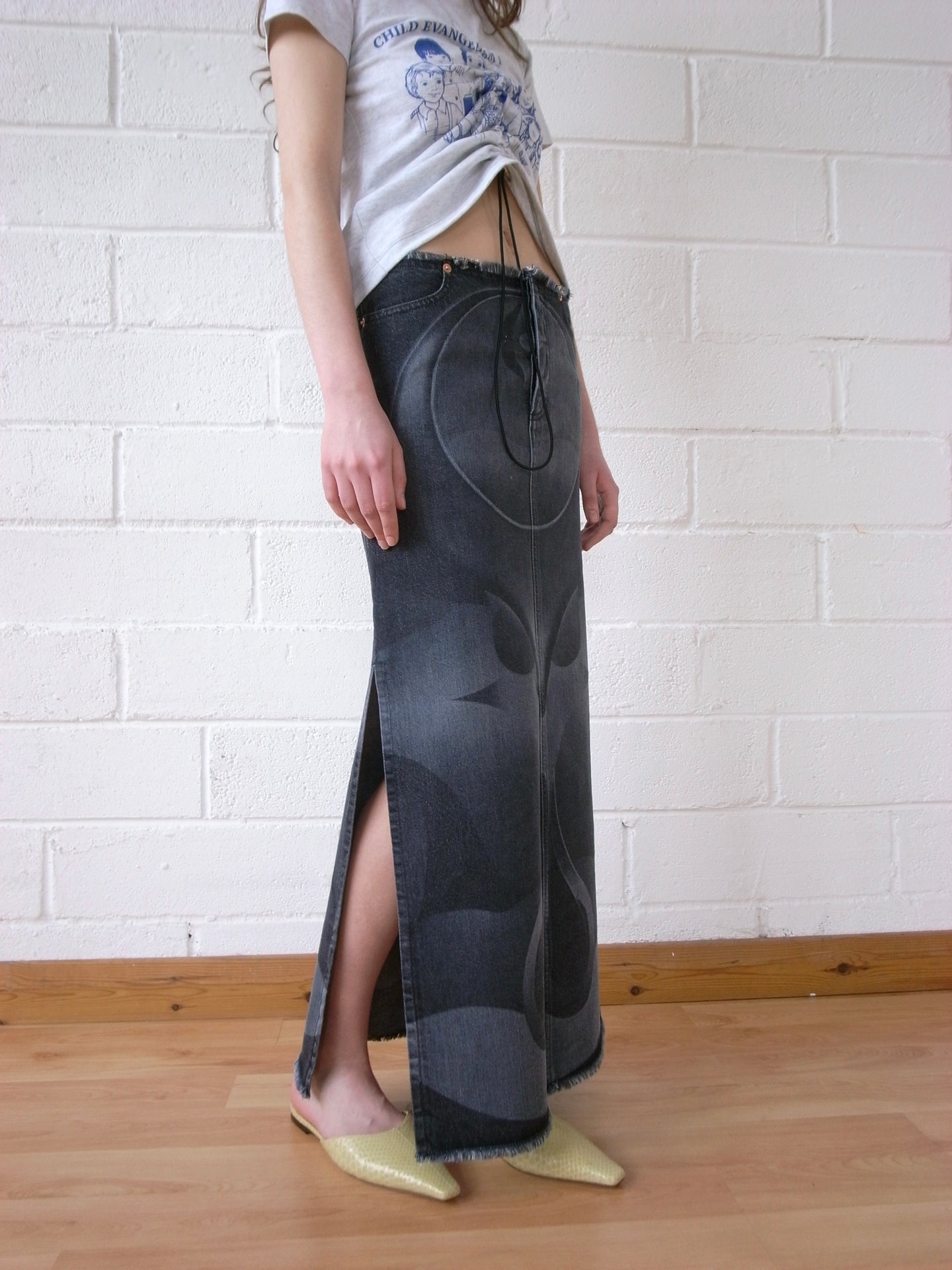 The Ghulam Denim Maxi Skirt