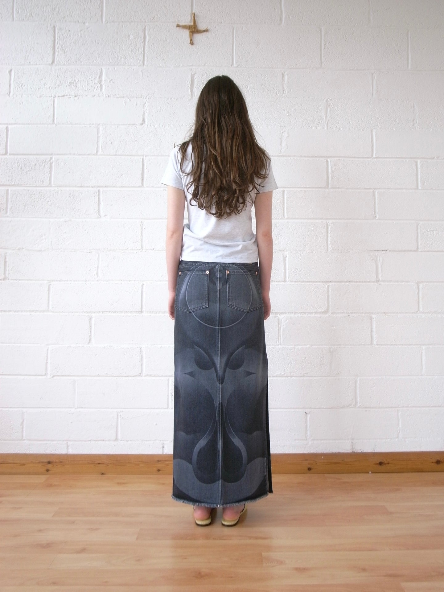 The Ghulam Denim Maxi Skirt