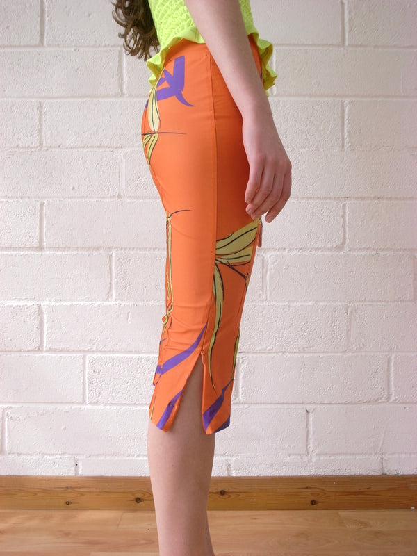The Recycled Spandex Capri Trouser