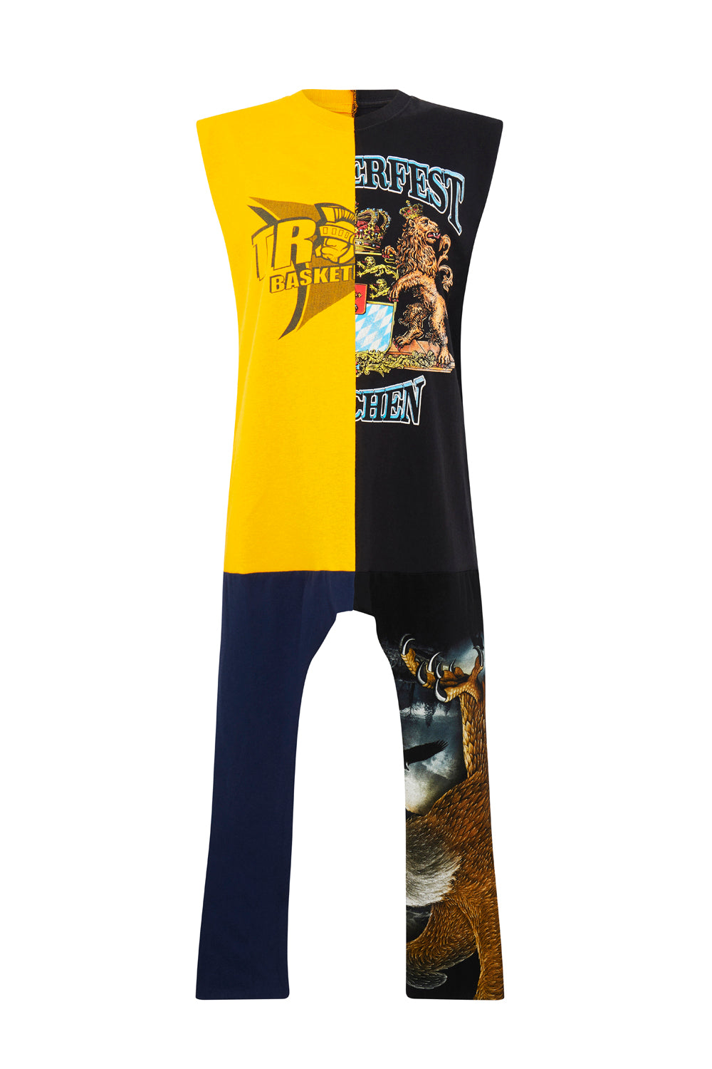 The Reconstituted Sleeveless T-Shirt Dress — Extra Small