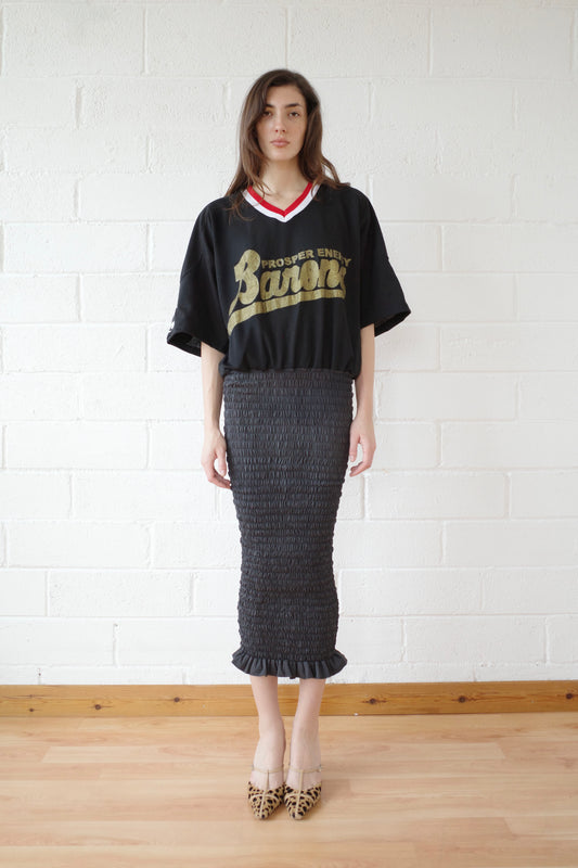 The Reconstituted Shirred US Football Dress