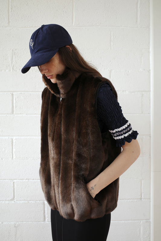Faux Mink Gilet