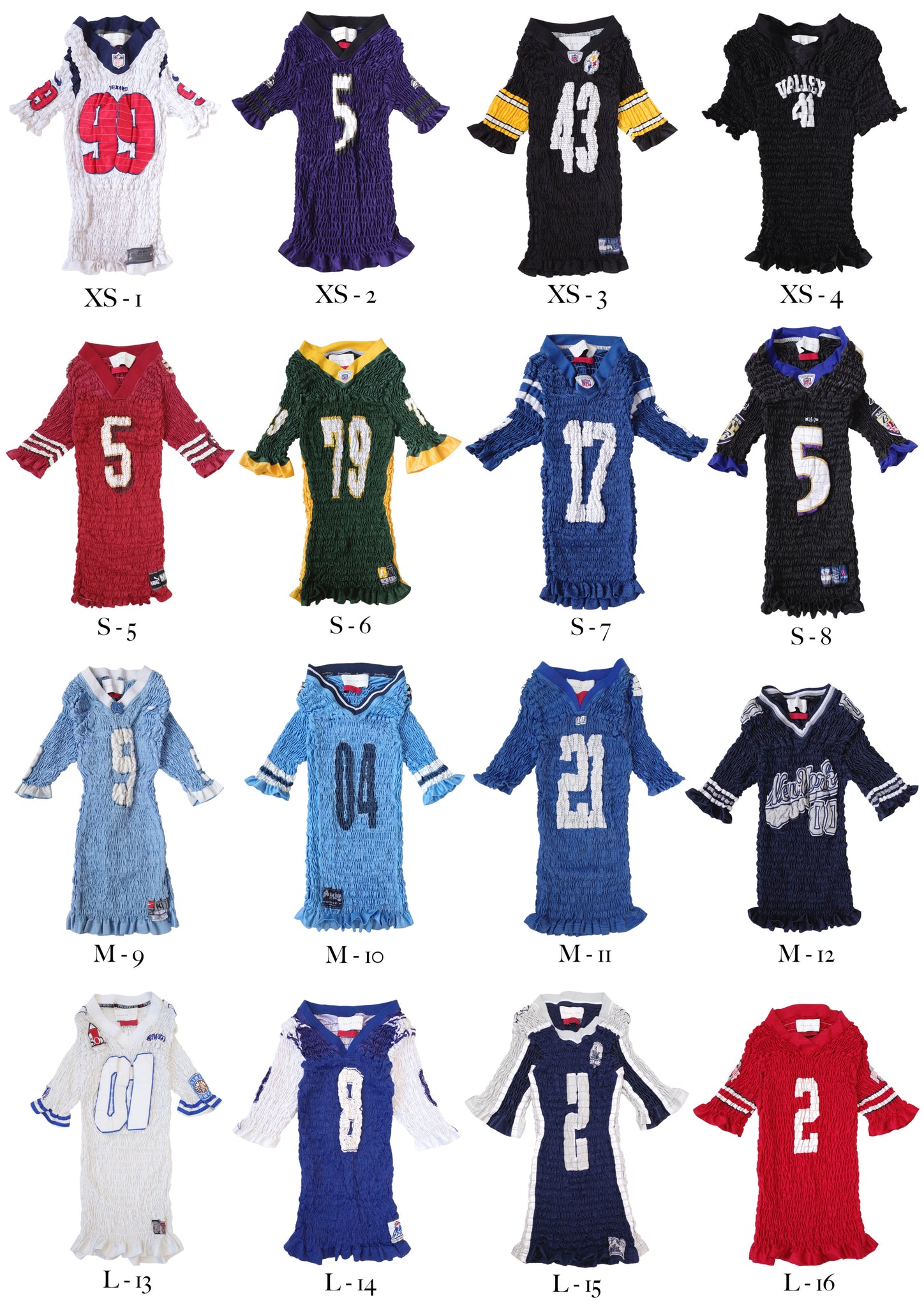 The Reconstituted Shirred US Football Top The Reconstituted Shirred US Football Top