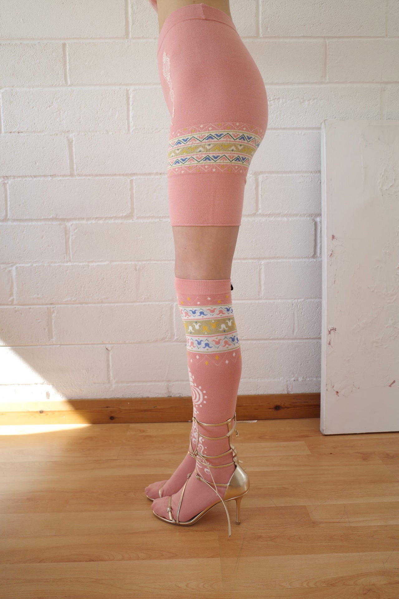 Knee High Salmon Sock