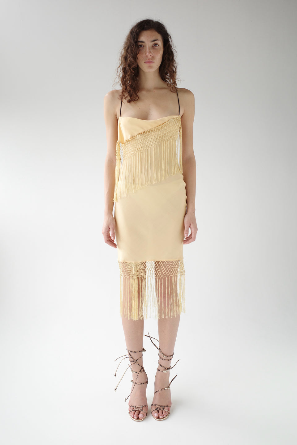 The Demi-Couture Piano Shawl Mini Dress- Extra Small