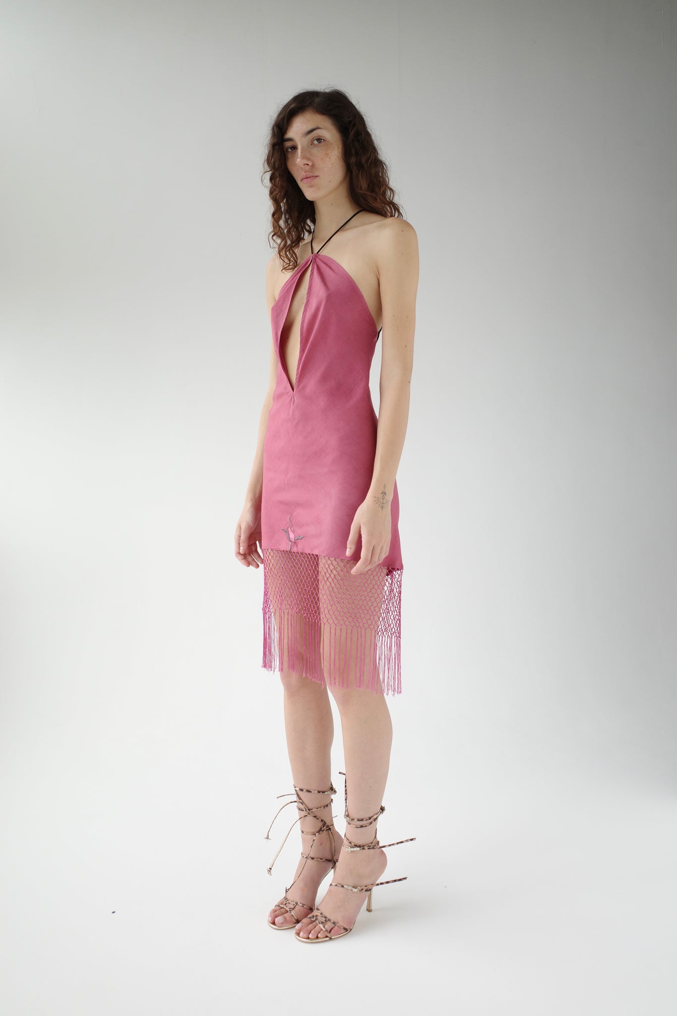 The Demi-Couture Piano Shawl Mini Dress- Extra Small The Demi-Couture Piano Shawl Mini Dress- Extra Small