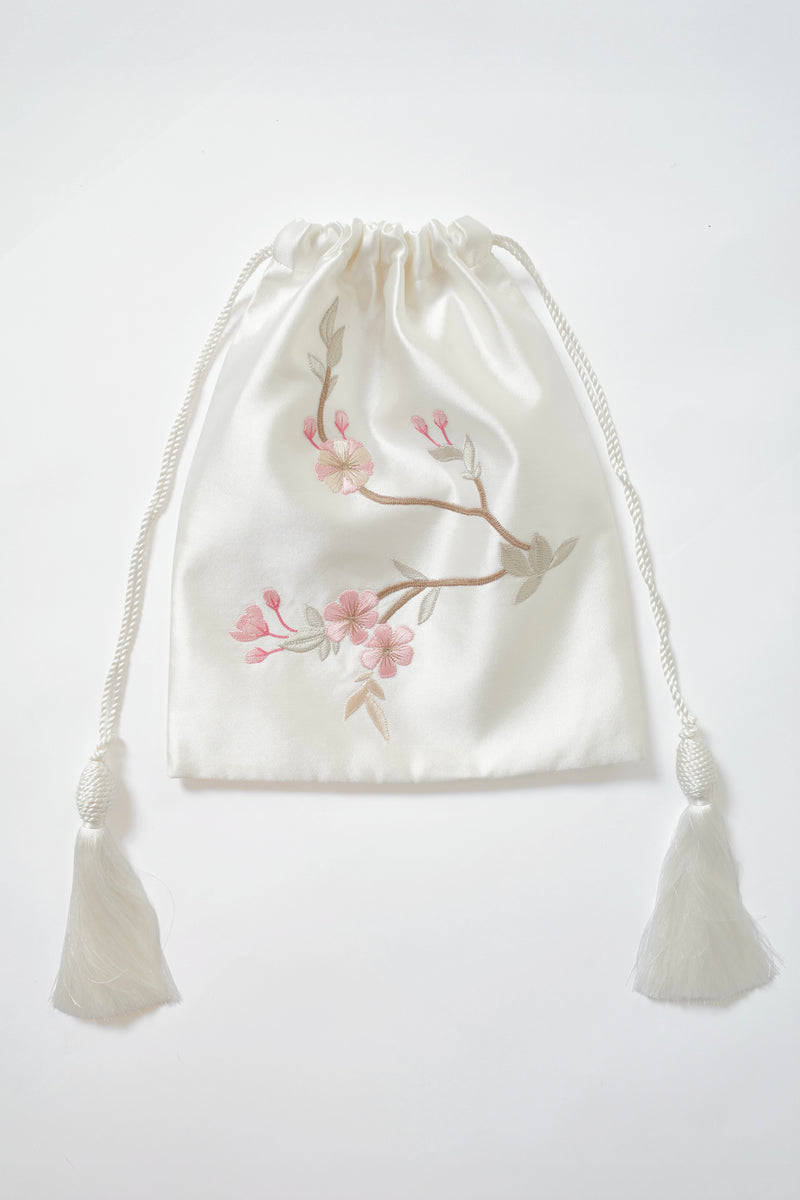 The Silk Tapestry Bag - Ivory