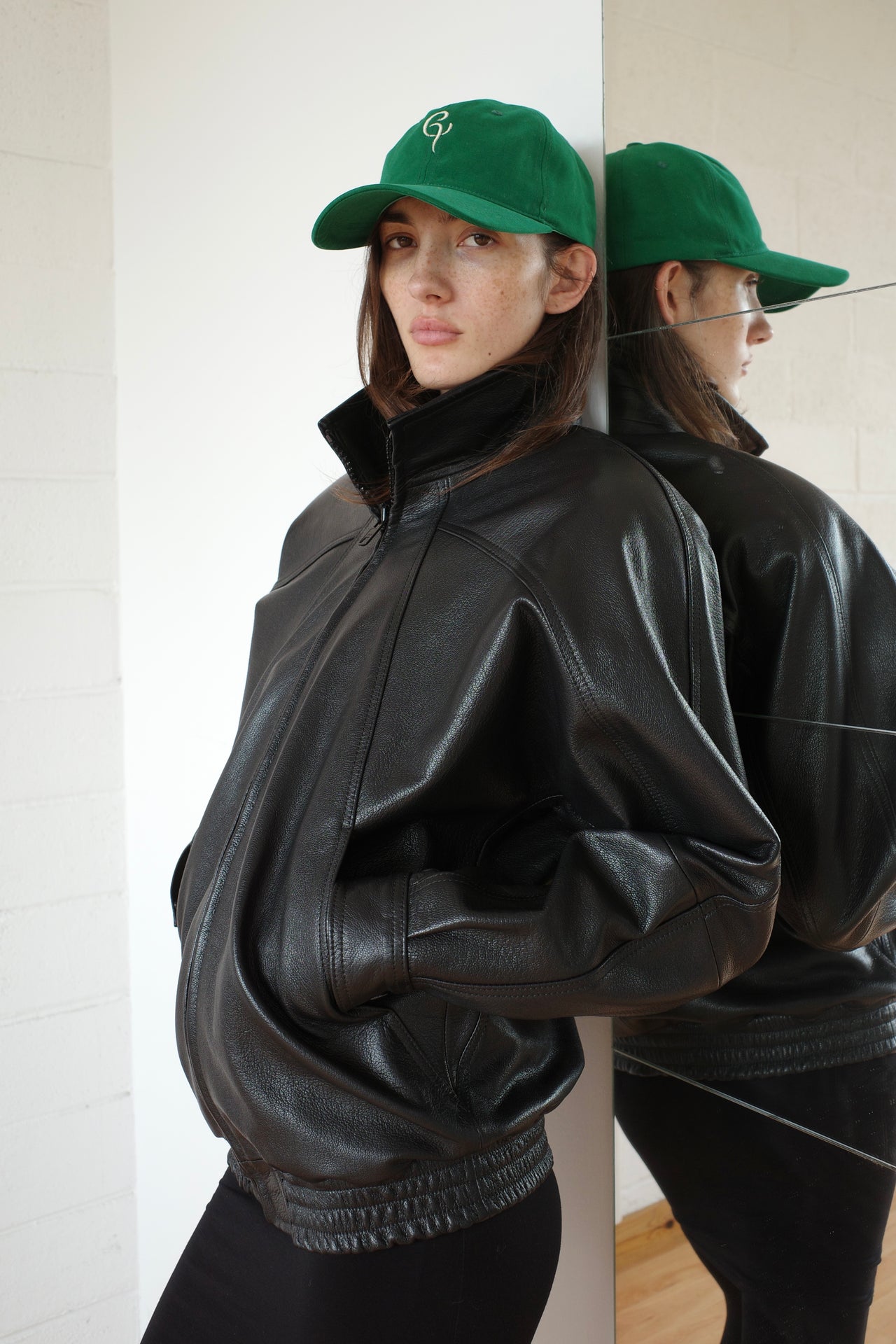 Batwing Leather Jacket