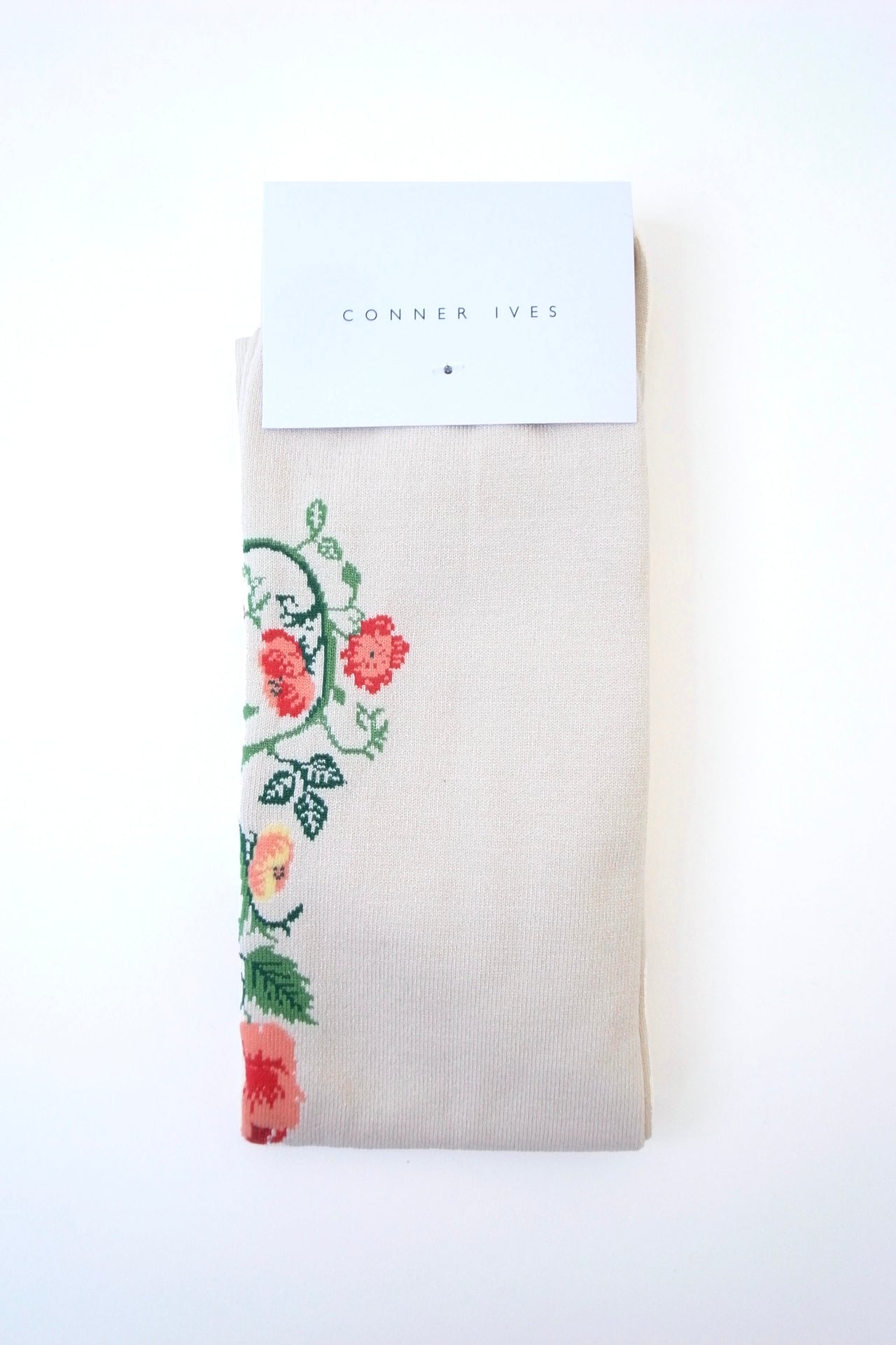Knee High Cream Sock