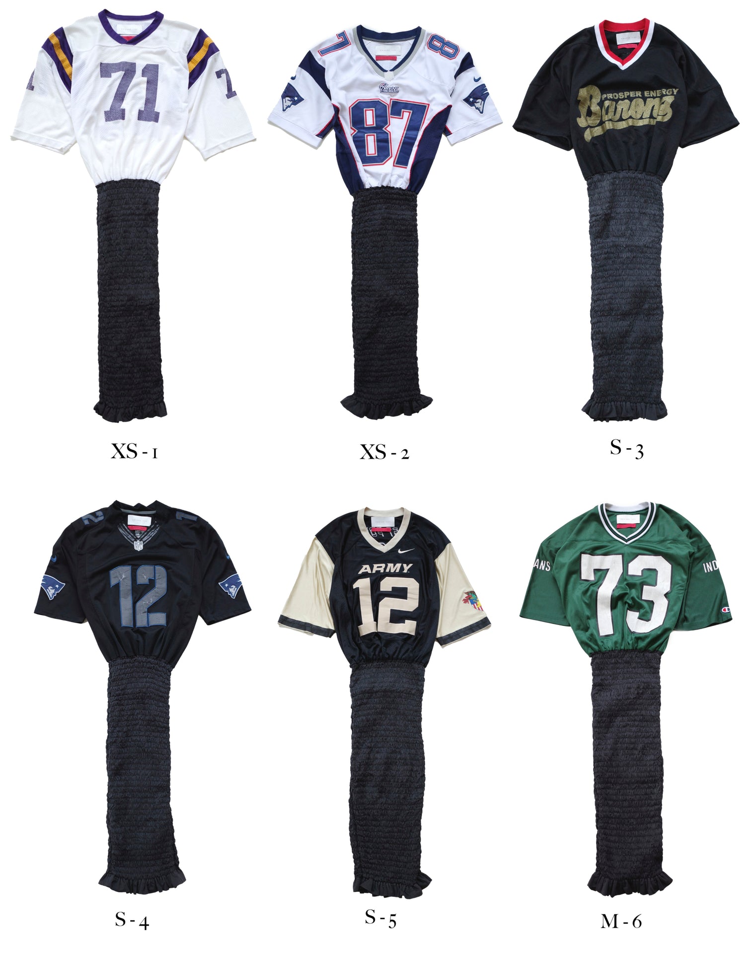 The Reconstituted Shirred US Football Dress