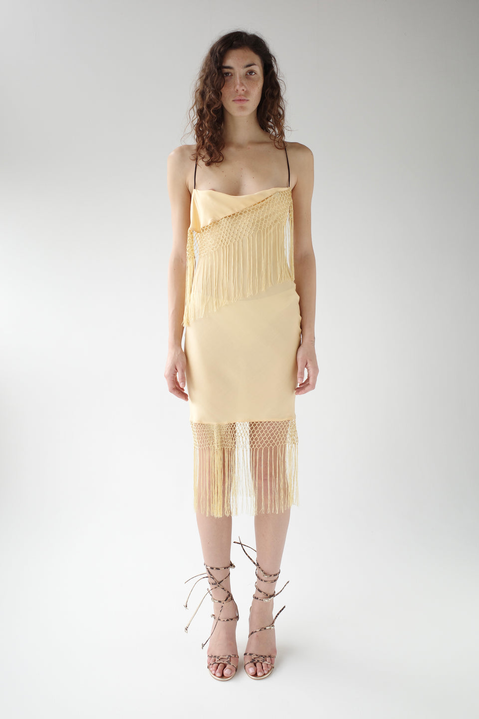 The Demi-Couture Piano Shawl Mini Dress- Extra Small