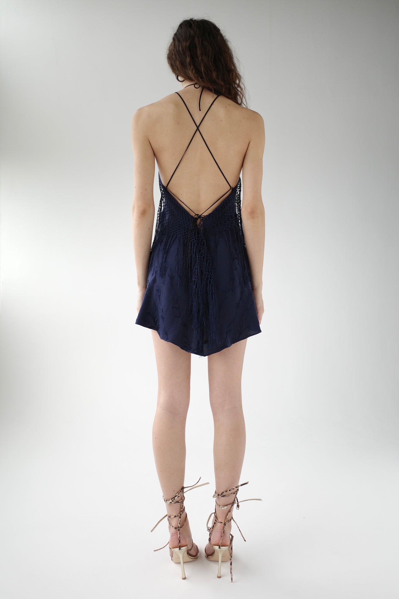 The Demi-Couture Piano Shawl Mini Dress The Demi-Couture Piano Shawl Mini Dress