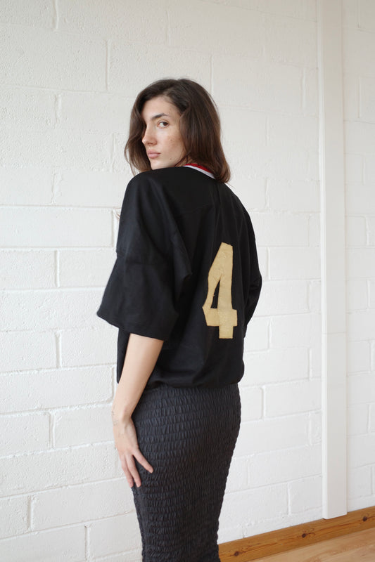 The Reconstituted Shirred US Football Dress