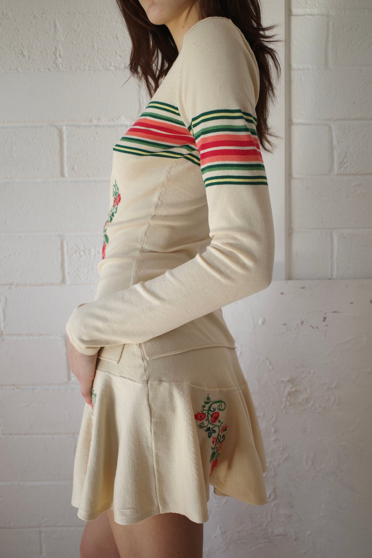Knit Cream Henley