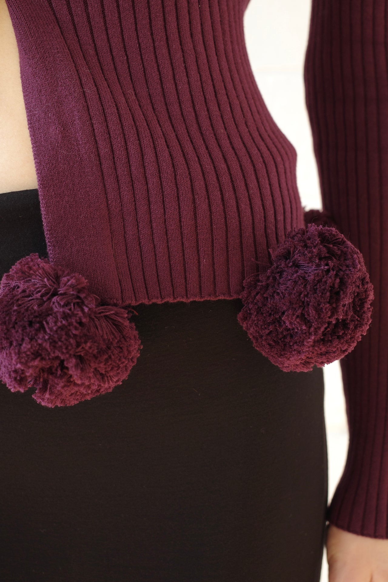 Pom Pom Cardigan