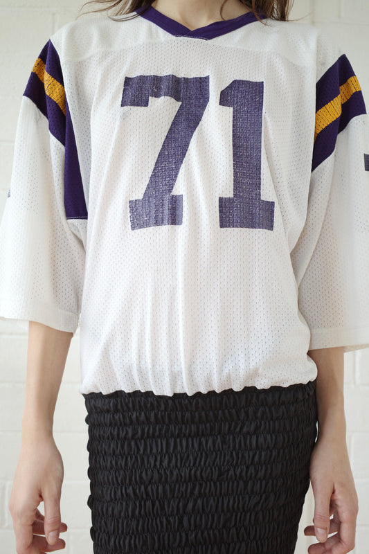 The Reconstituted Shirred US Football Dress