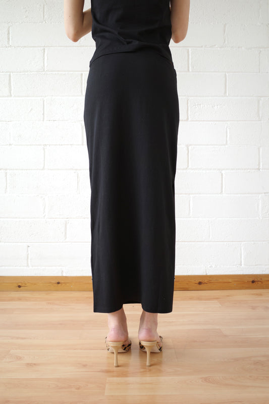 Mother of Pearl Paillette Maxi Skirt