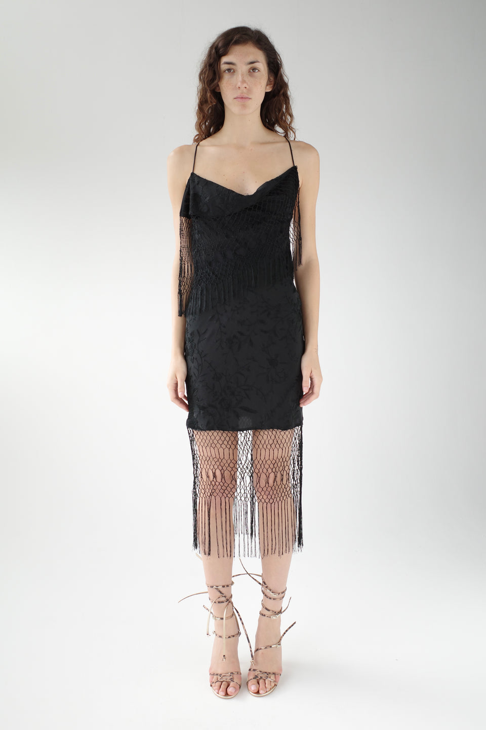 The Demi-Couture Piano Shawl Mini Dress